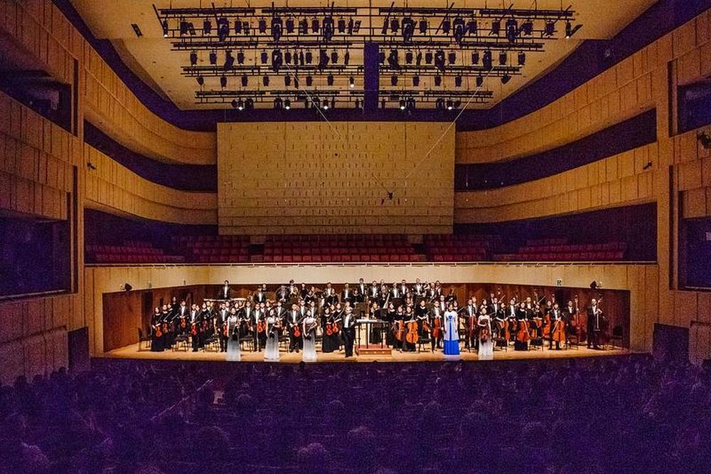 Simfonijski orkestar Shen Yun u Daegu koncertnoj kući u Daeguu, Južna Koreja, 30. septembra 2018. godine.