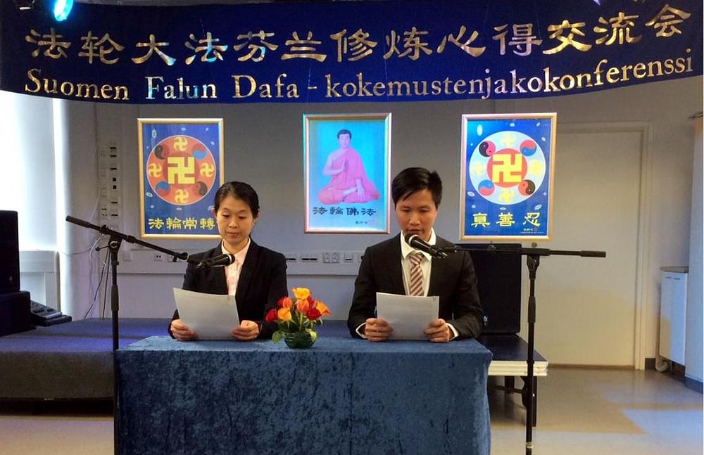Praktikanti Falun Gonga prisustvuju Finskoj Falun Dafa konferenciji za  razmjenu iskustava 2019. u Helsinkiju.