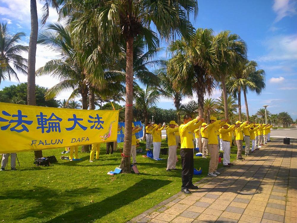 Falun Dafa vježbe u parku