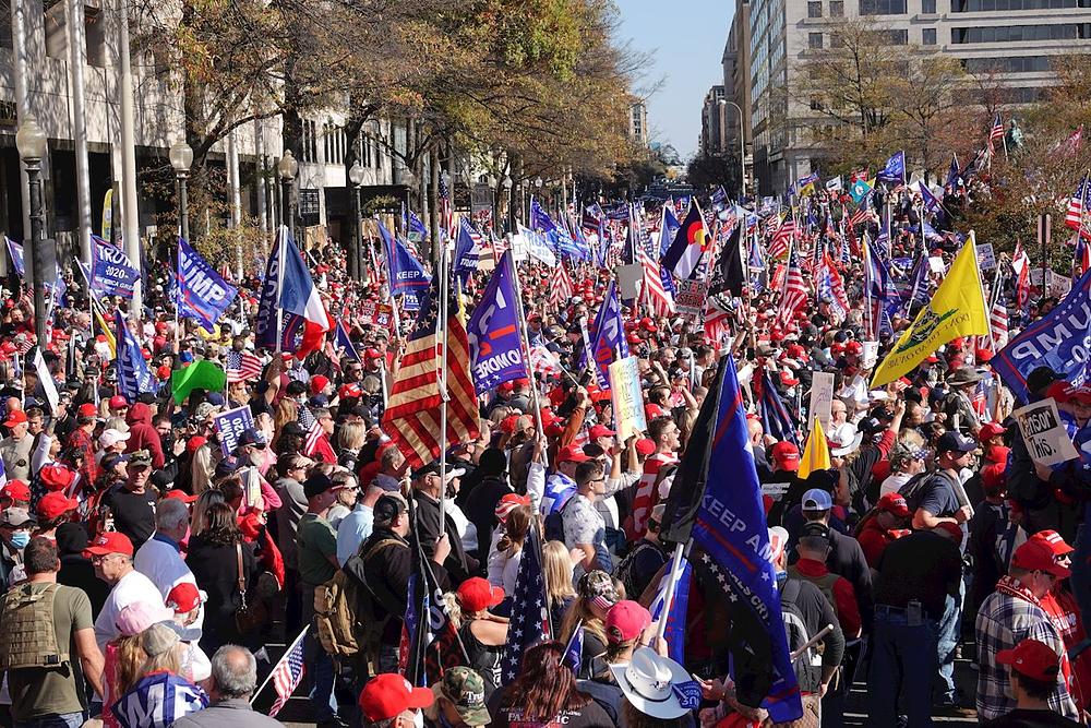Prosvjedi „Zaustavite krađu“ i  „Milijuni podržavaju Trumpa“ u Washingtonu DC