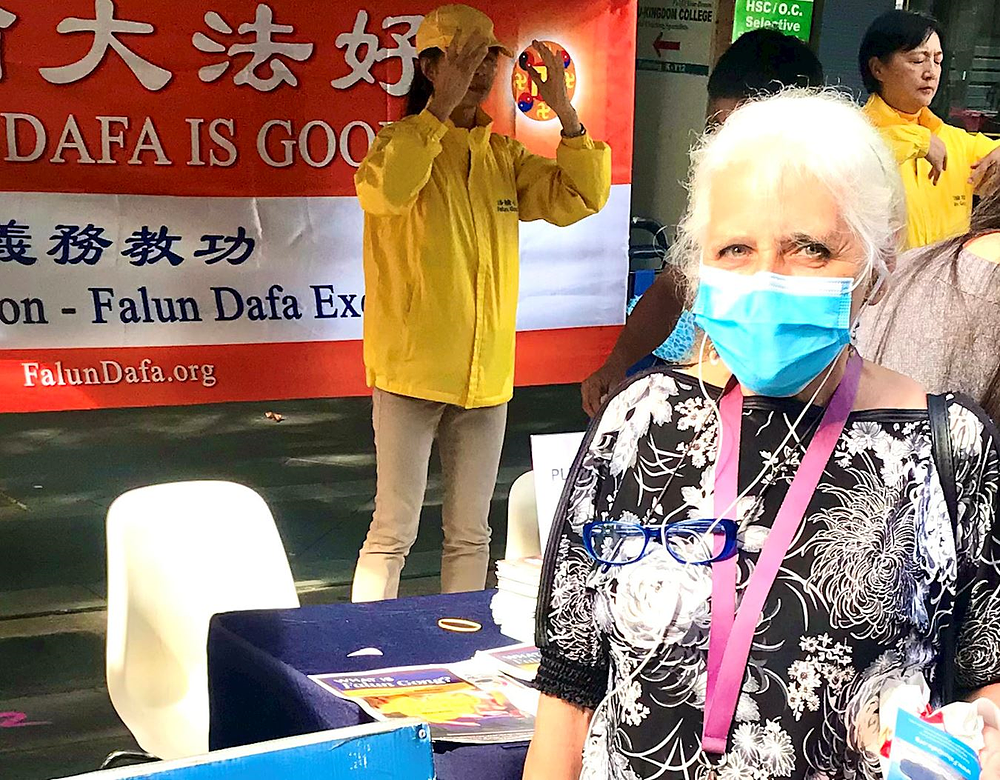 Doris Vella je kazala da su Falun Dafa principi ono što svijetu treba.