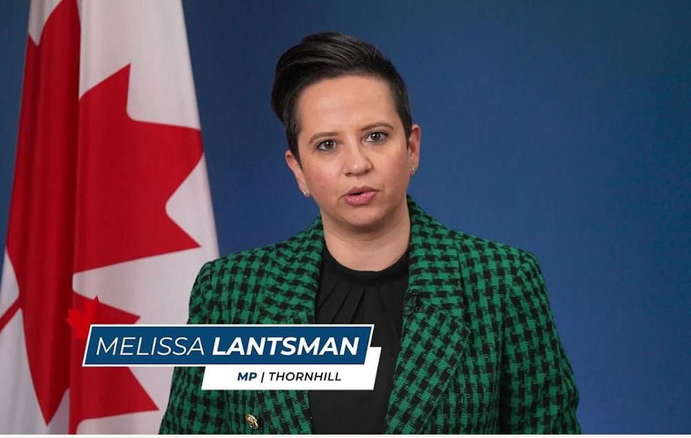  Snimak video poziva zamjenice lidera konzervativne stranke Melisse Lantsman, MP
