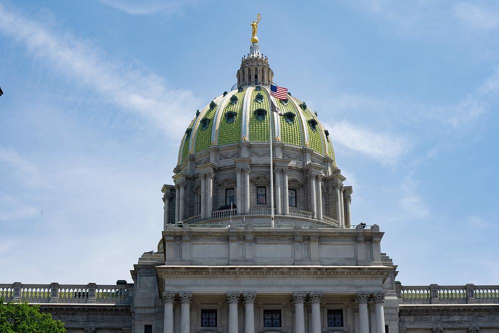  Guverner Pensilvanije Shapiro je 13. maja 2023. odobrio podizanje američke zastave u glavnom gradu države u Harrisburgu, u znak priznanja gospodinu Li Hongzhiju.