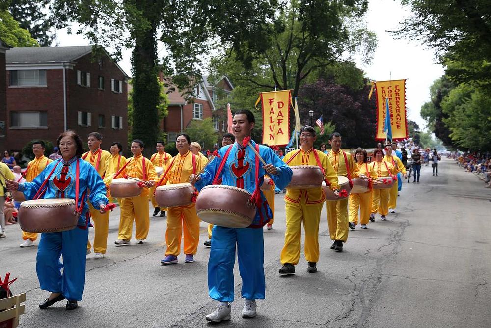 Falun Gong dobošarska grupa