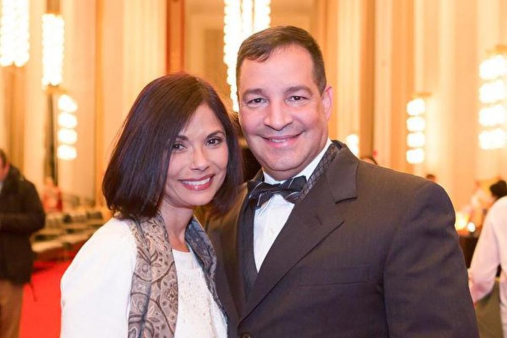 Brigadni general Hector Lopez i njegova supruga, Lourdes u Opernoj kući u Kennedy Centru 17. januara 2017. godine.
 