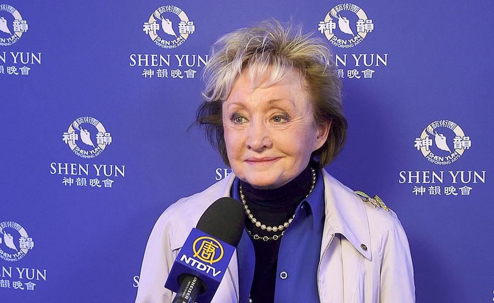 Marilyn Miglin, stručnjak sa ljepotu i spisateljica na predstavi Shen Yuna u Chicagu 18. februara.