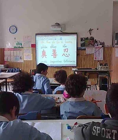 Talijanska djeca uče o Falun Dafa
