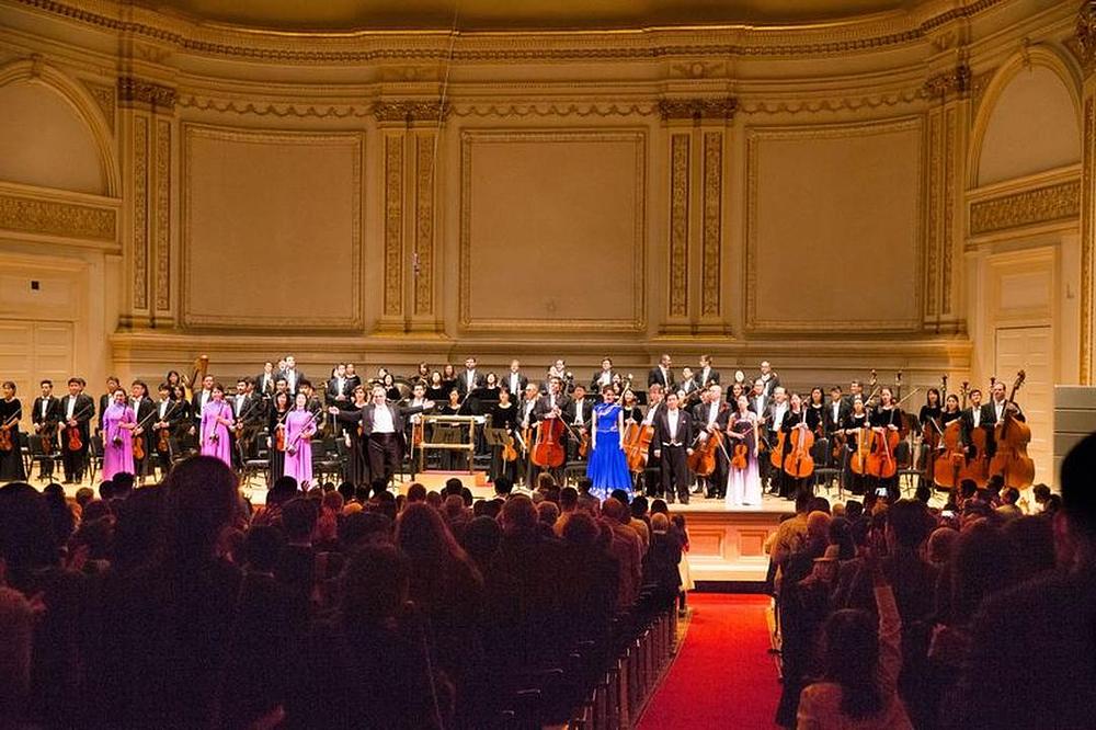 Stojeće ovacije na koncertu u dvorani Carnegie Hall 14. oktobra. 