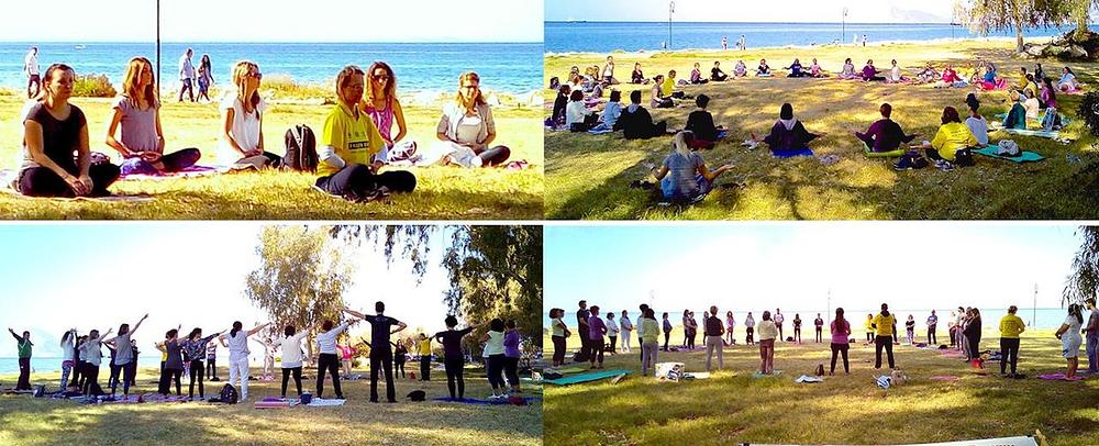  Oko 50 ljudi u gradu Patra u Grčkoj naučilo Falun Gong 