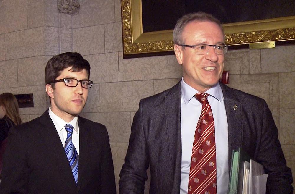 Liberal Borys Wrzesnewskyj (desno)