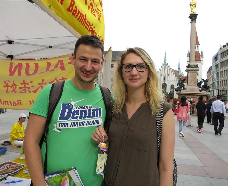 Christoph Kümpel, student (lijevo) i Katerin Rusch (desno)