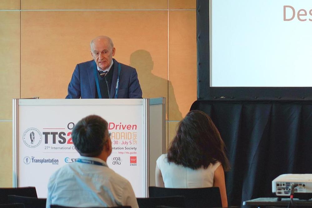 David Matas govori na Međunarodnom kongresu Društva za transplantaciju u Madridu
