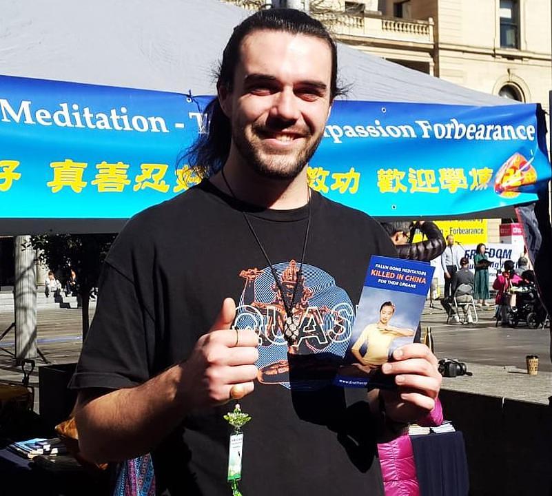 Thomas Jenkins, urednik vijesti na Australia TV10, izjavio je kako je bio šokiran saznanjem o prisilnom uzimanju organa od praktikanata. Dao je podršku praktikantima.