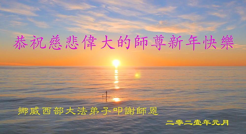 Praktikanti iz Norveške žele Učitelju Liju sretnu Novu godinu.