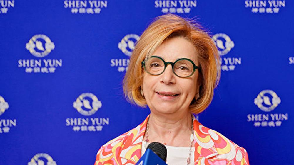 Mariagrazia Russo na predstavi Shen Yuna u Milanu, Italija, 11. juna. (NTD Televizija)