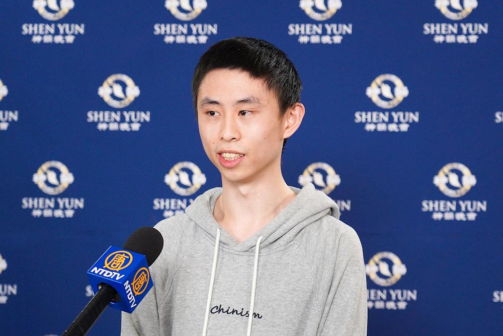 G. Mao, kineski IT inženjer u Japanu, na nastupu Shen Yun-a u Kawaguchi-ju, Japan, 19. siječnja (The Epoch Times)