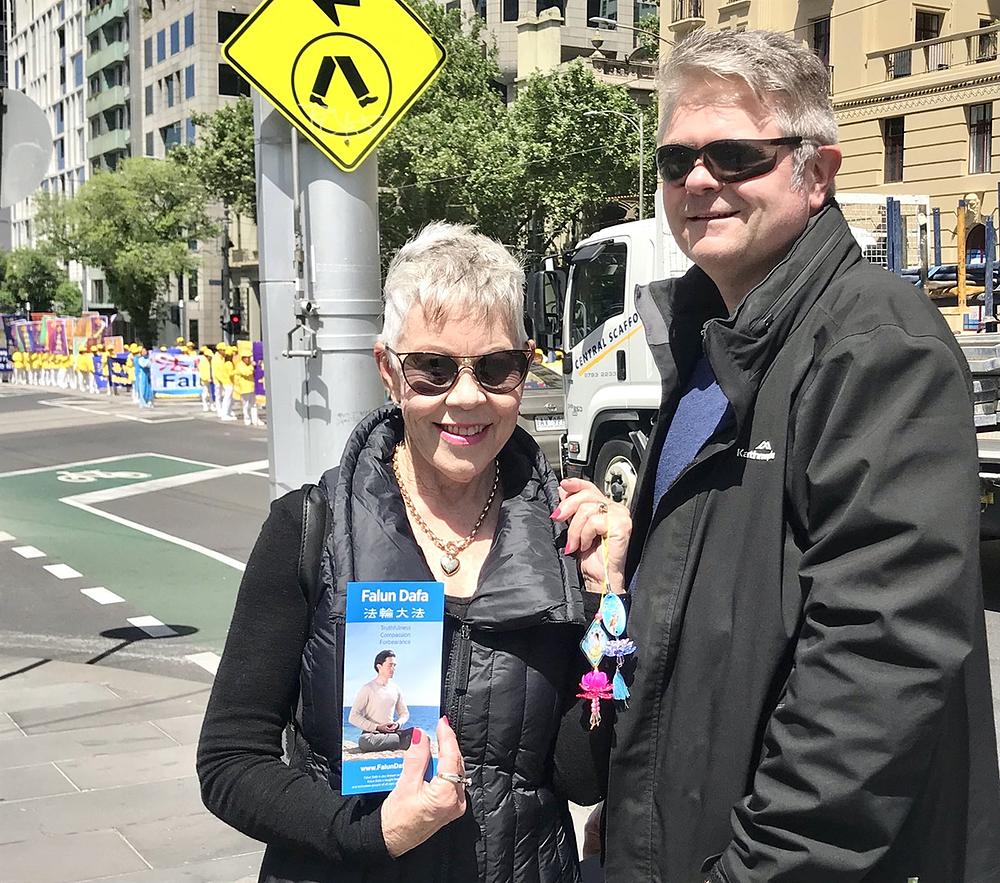 Freedom Taylor (lijevo) je kazala da je parada bila miroljubiva i lijepa. 