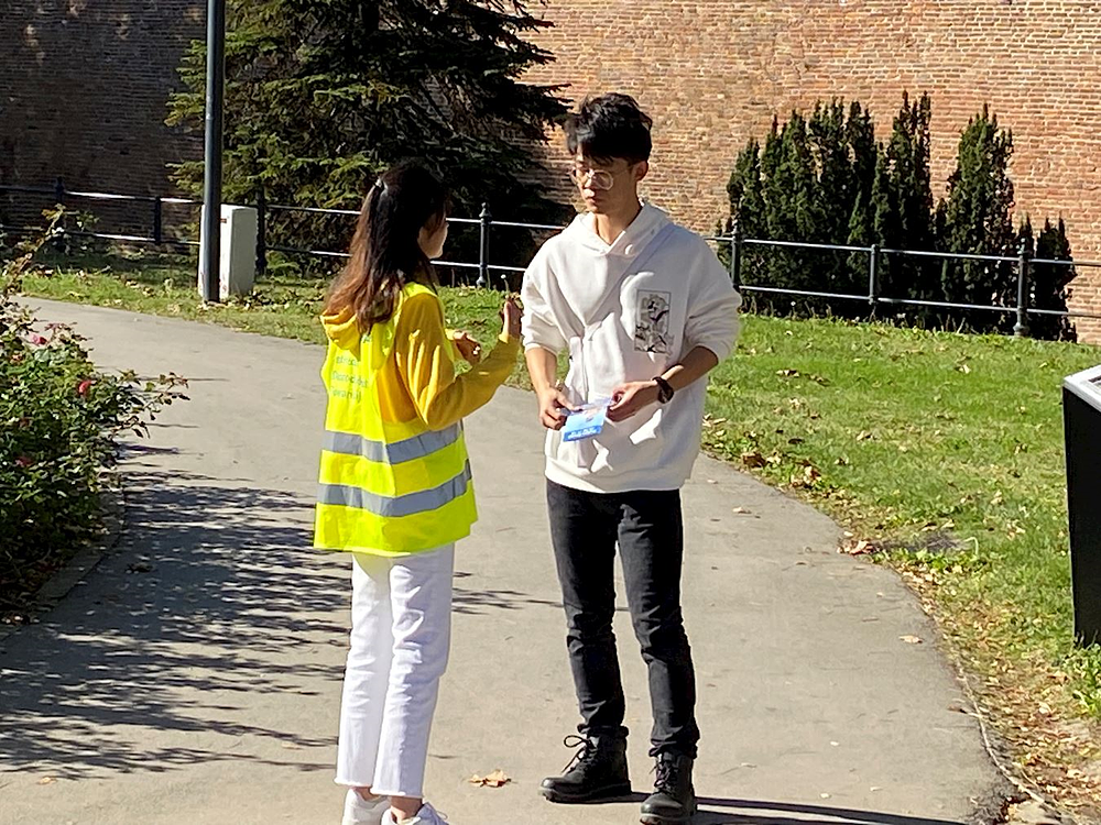  Mladić iz istočne Kine nije očekivao da će videti Falun Dafu u Srbiji.