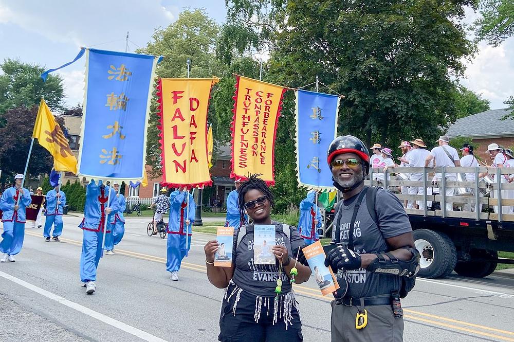  Christina i Kevin su rekli da su uživali u praktikantskoj povorci.