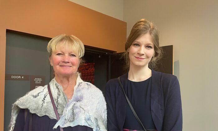 Balerina Kara Olsen (desno), i Gejl Andren u Bilingsu, Montana.