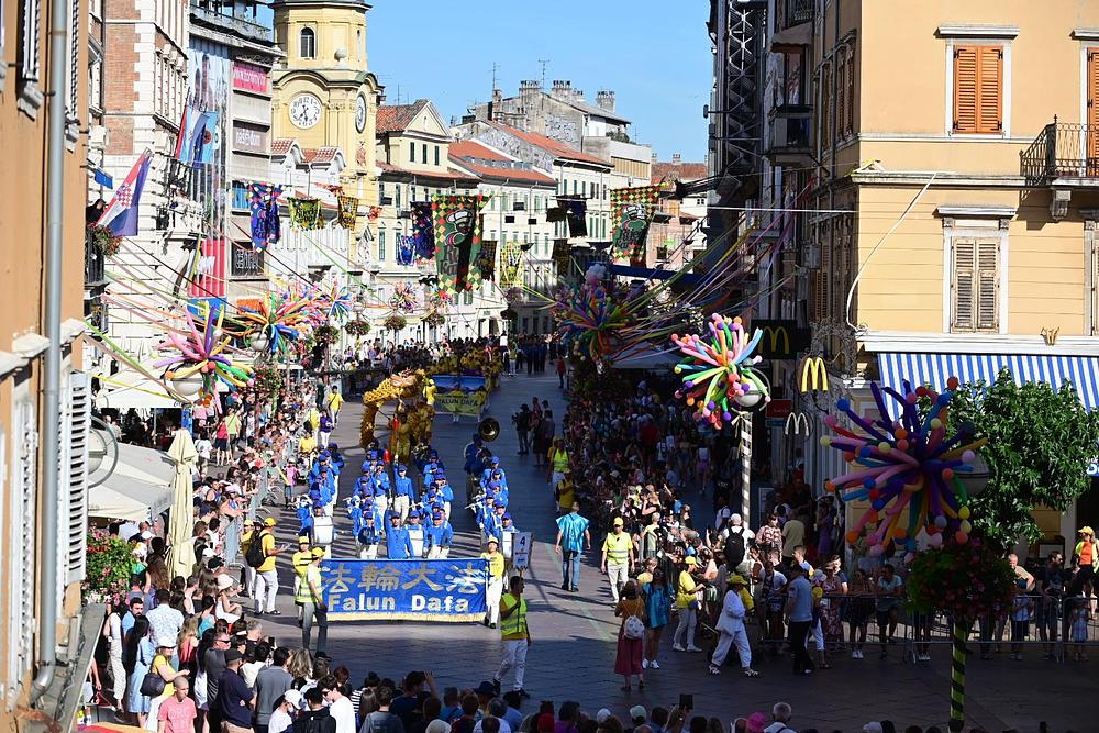 Tian Guo Marching Band na karnevalu u Rijeci