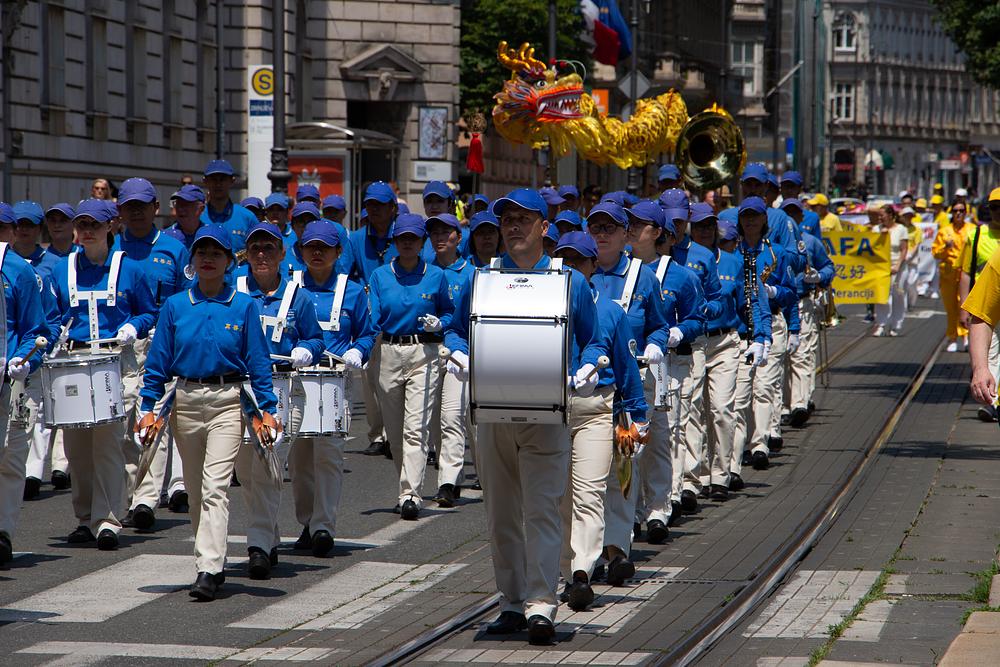 Tian Guo Marching Band u centru Zagreba